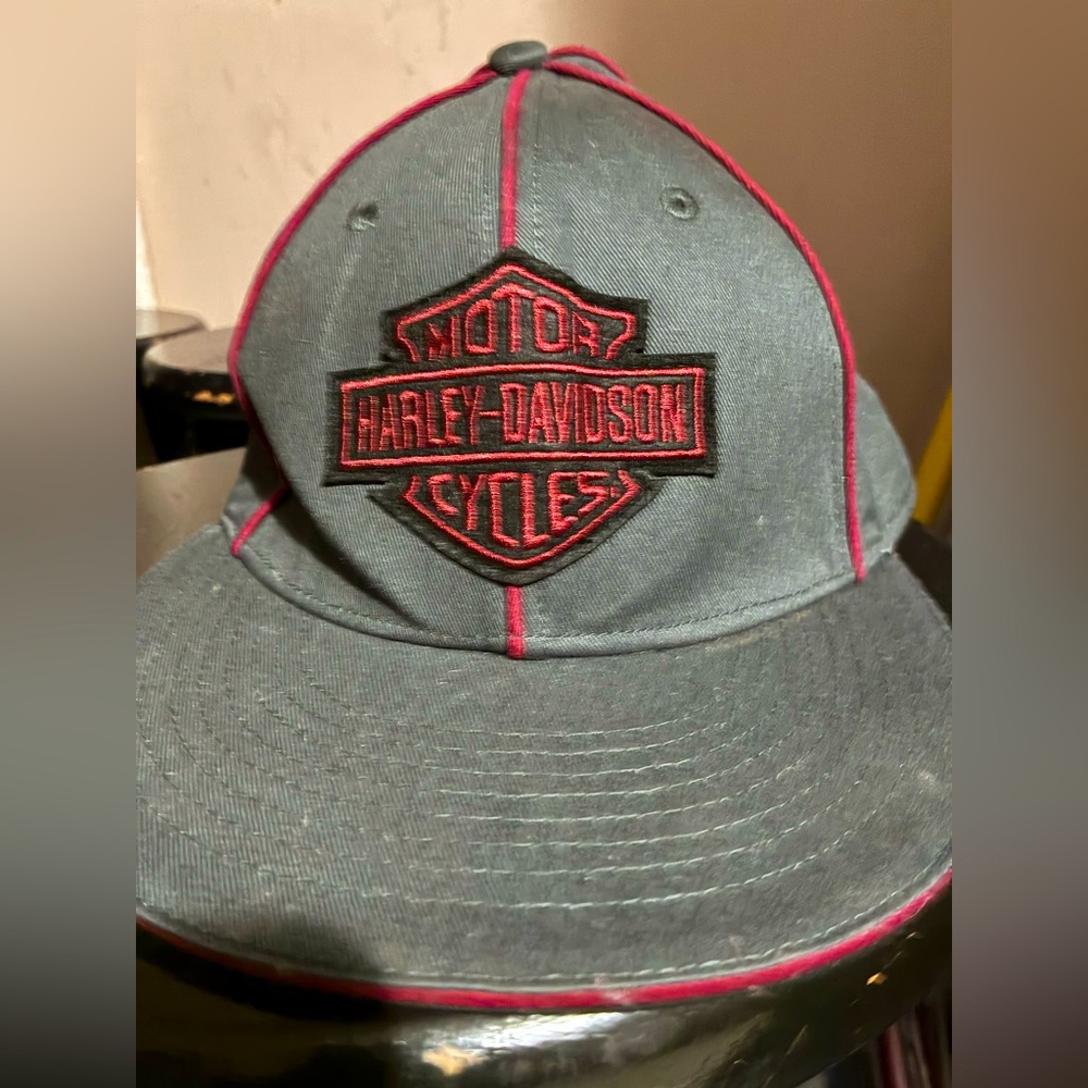 Harley-Davidson Charcoal and Crimson Hat